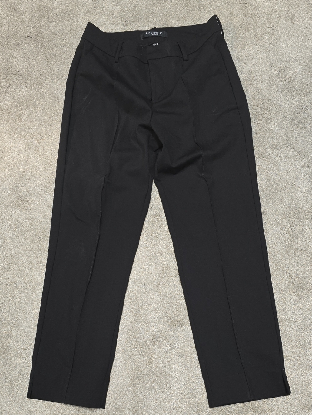 Liverpool Men's Black Dress Pants - Straight Leg